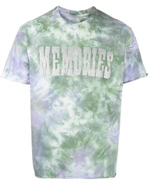 Stain Shade X Hiroshi Fujiwara Tie-Dye Print T-Shirt - Green