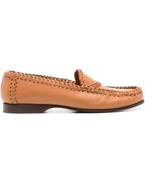 Hereu Sastre Leather Loafers - Brown