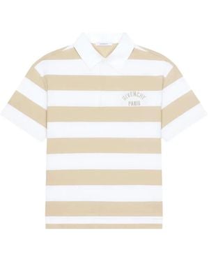 Givenchy Striped Polo - White