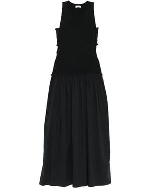 Liu Jo Long Dress With Cut-Out - Black