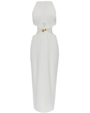 Cult Gaia Cypress Cutout-Detail Midi Dress - White