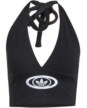 adidas Campus 2000 ホルターネック トップ - ブラック