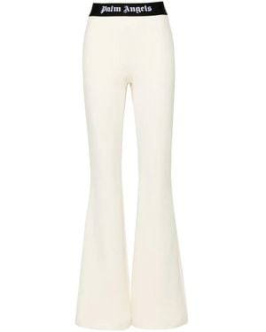 Palm Angels Pants Cotton, Polyamide, Polyester, Elastane - White