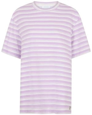 Rabanne Striped T-Shirt - Pink