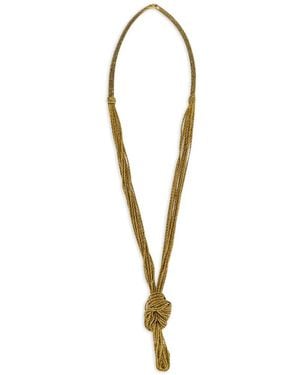 Aurelie Bidermann Miki Dora Rope Necklace - White