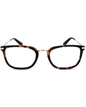 Levi's Tortoiseshell-Effect Square-Frame Glasses - Black