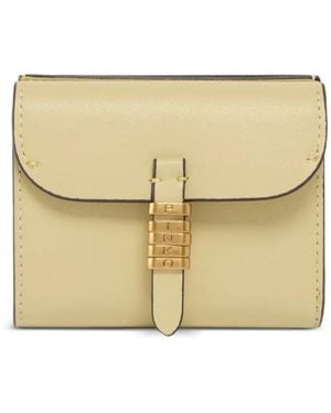 Pinko Letter Wallet With Lettering - Natural