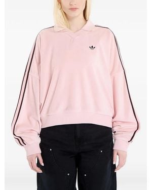 adidas Pullover Mit V-Ausschnitt - Pink