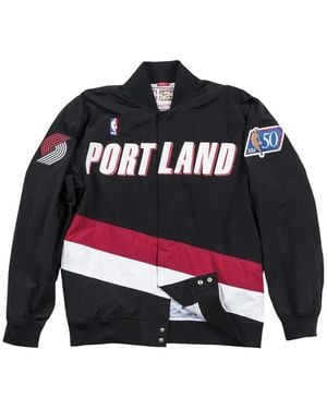 Mitchell & Ness Nba Authentic Warm Up Jacket - Black