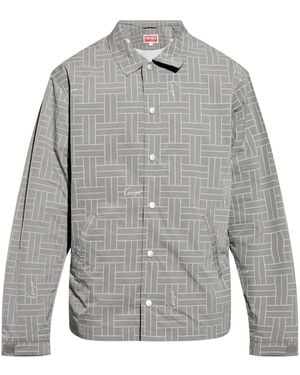 KENZO Weave Shirt Jacket - Gray