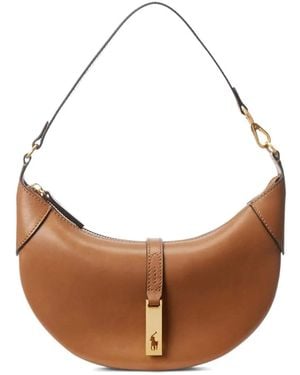 Polo Ralph Lauren P Id Mn Shdr Shoulder Bag Small - Brown