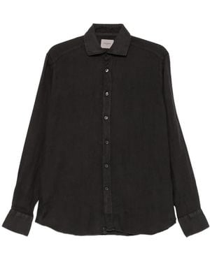 Tintoria Mattei 954 Chemise À Manches Longues - Black