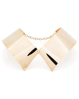 Isabel Sanchis Metal Collar Necklace - Natur