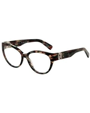 Longchamp Occhiali Cat-Eye Con Effetto Tartarugato - Marrone