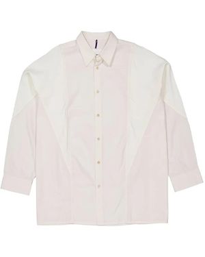 OAMC Arrow Panelled Shirt - White