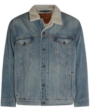 Levi's Giacca Denim Con Fodera - Blu