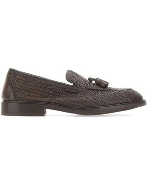 Alexander Hotto Woven Tassel Loafers - Grey