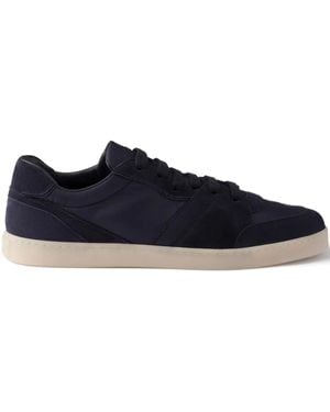 Prada スエードパネル スニーカー - ブルー