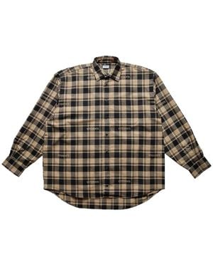 Vetements Plaid Shirt - Natural