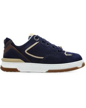 Versace Biggie Basket Trainers - Blue