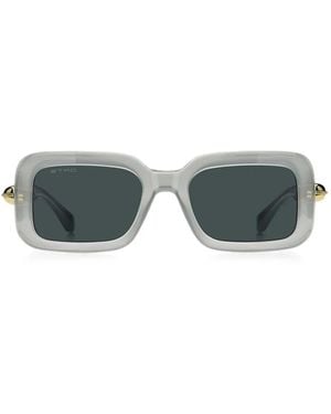 Etro Rectangle-Frame Sunglasses - Green