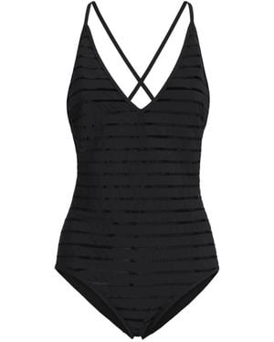 Brunello Cucinelli V-Neck Swimsuit - Black