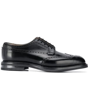 Church's Grafton Brogue-Detail Derby Shoes - Black