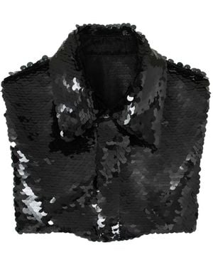 Undercover Sequin-Embellished Collar - Black