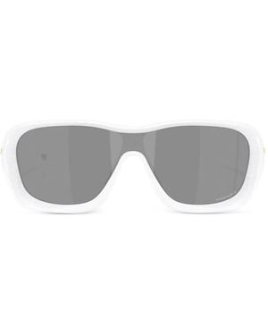 Oakley De La Salle Geometric-Frame Sunglasses - Grey