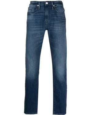 FRAME Slim-Cut Low-Rise Jeans - Blue