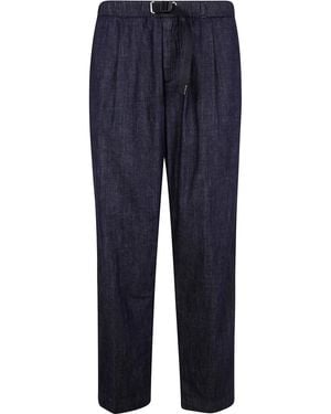 White Sand Tapered Pants - Blue