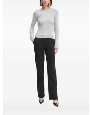 Guess Cable-Knit Jumper - White