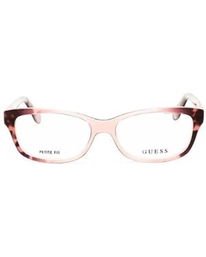 GUESS EYEWEAR Rectangle-Frame Glasses - White
