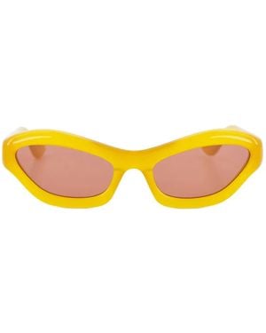 Port Tanger Hayya Cat-Eye Sunglasses - Yellow