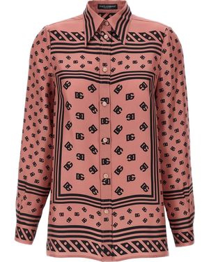 Dolce & Gabbana シルクシャツ - レッド
