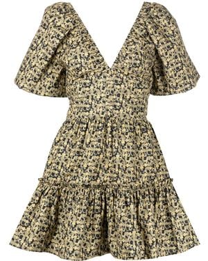 LHD La Tagliata ラッフルトリム スカート - ナチュラル