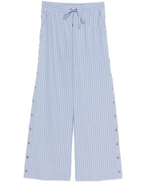 Zimmermann Broek Met Knoopdetail - Blauw