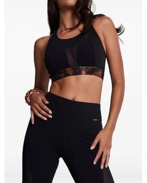 Aubade Hot Motion Fietsshorts Met Mesh Vlak - Zwart