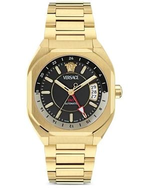 Versace V-Contempo Gmt Bracelet Watch, 40Mm - Metallic