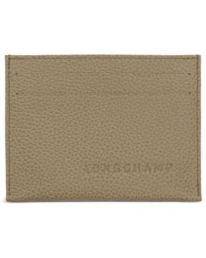 Longchamp Le Foulonné Card Holder - Natural