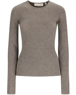 Fear Of God Waffle-Knit Long-Sleeve Jumper - Grey