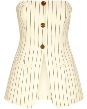 Simon Miller Mori Button Top - Natural