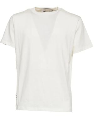 Amaranto Short Sleeve Oversized T-Shirt - White