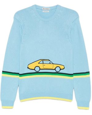 JW Anderson Car-Patch Jumper - Blue