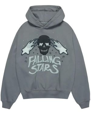 BROKEN PLANET Puff-Print Hoodie - Grey