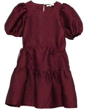 Sea Robe À Manches Bouffantes - Rouge