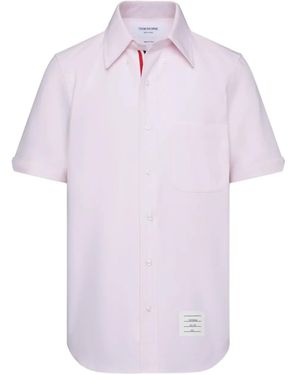 Thom Browne Patch-pocket Short-sleeve Shirt - ホワイト