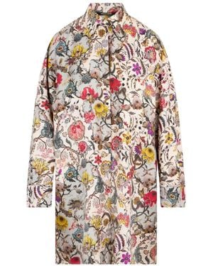 Roberto Cavalli Floral-Print Mini Dress - White