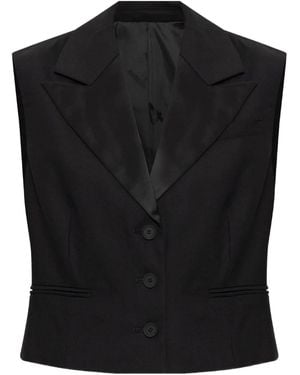 AllSaints Chaleco Noa con botones - Negro