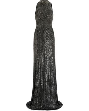 Jenny Packham Benue Sequin-Embellished Maxi Dress - White